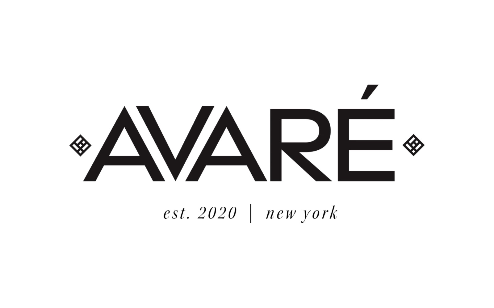 AVARÉ logo, est. 2020, New York